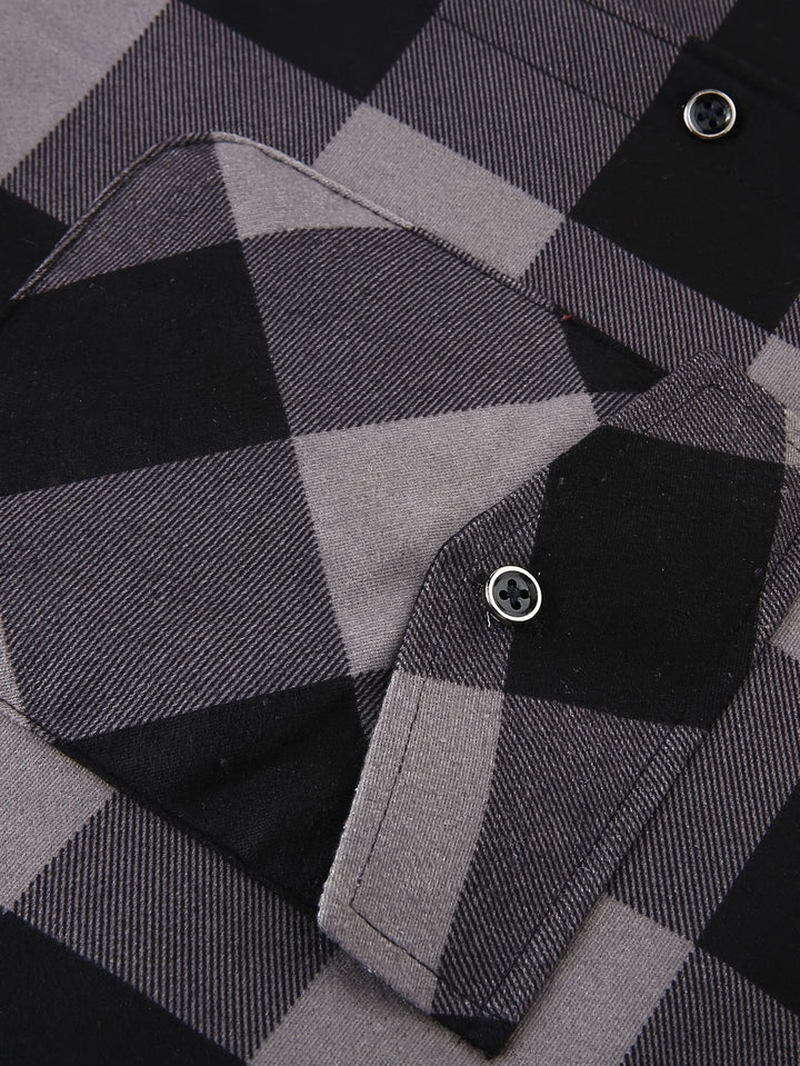 Clayton | Hooded Plaid Overshirt