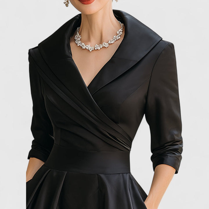 Ashley | Elegant Silhouette Midi Dress