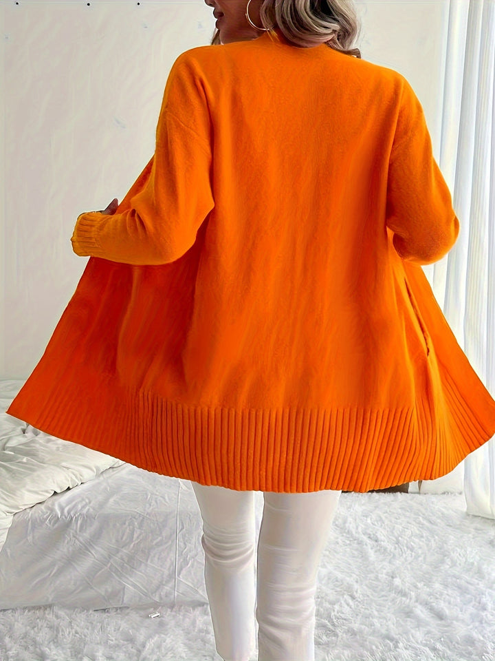 Charlotte | Draped Open-Front Cardigan