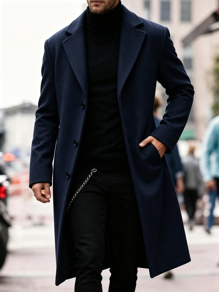 Nathanael | Tailored Longline Overcoat