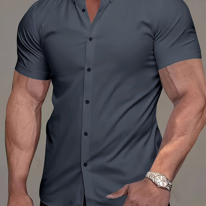 Lucas | Refined Short-Sleeve Button Shirt