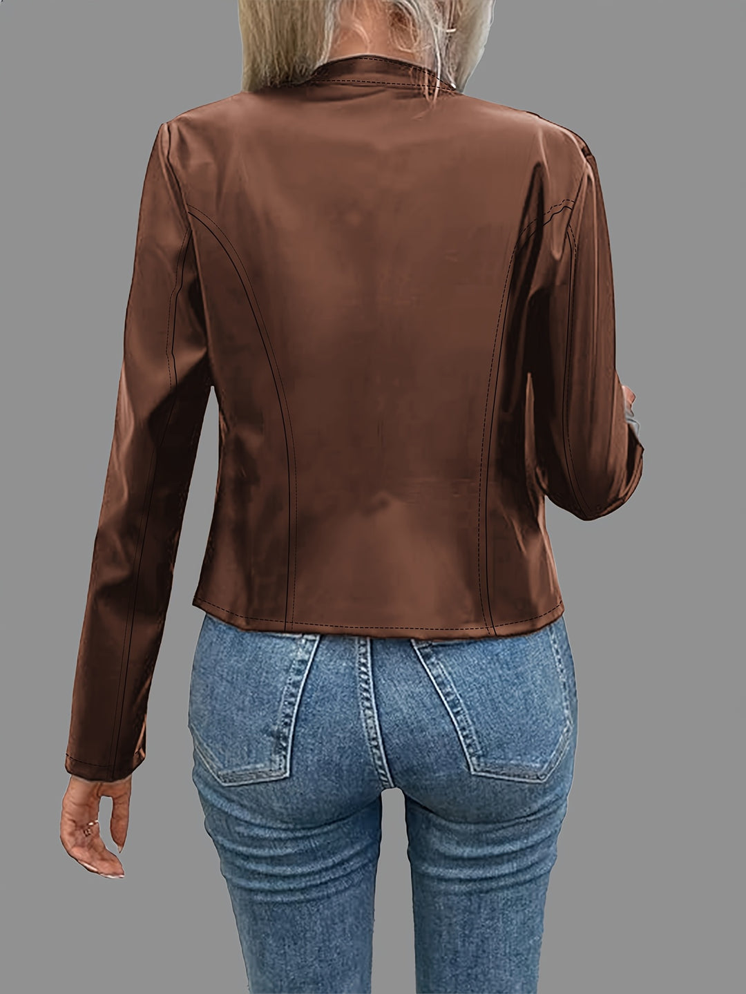 Nadine | Sleek Zip-Front Jacket