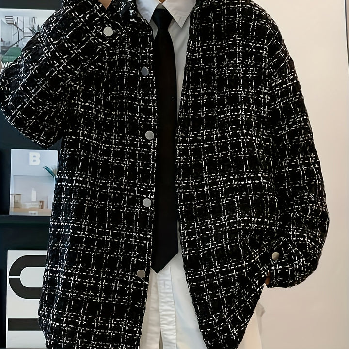 Hugh | Refined Plaid Shirt Jacket