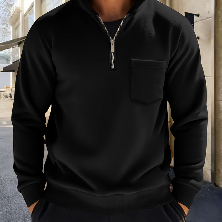 Donovan | Half-Zip Stand-Collar Pullover