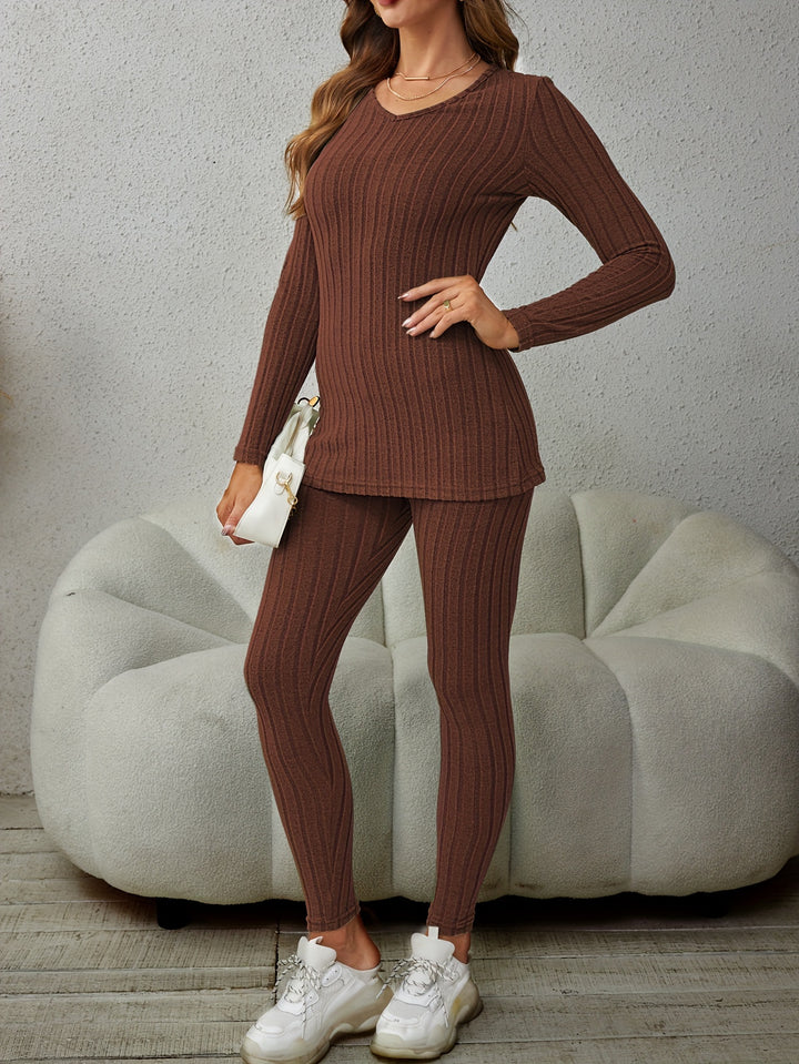 Tabitha | Ribbed Loose-Fit Two-Piece Set