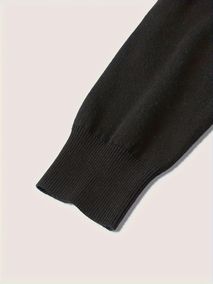 Ford | Refined Zip-Collar Polo Sweater