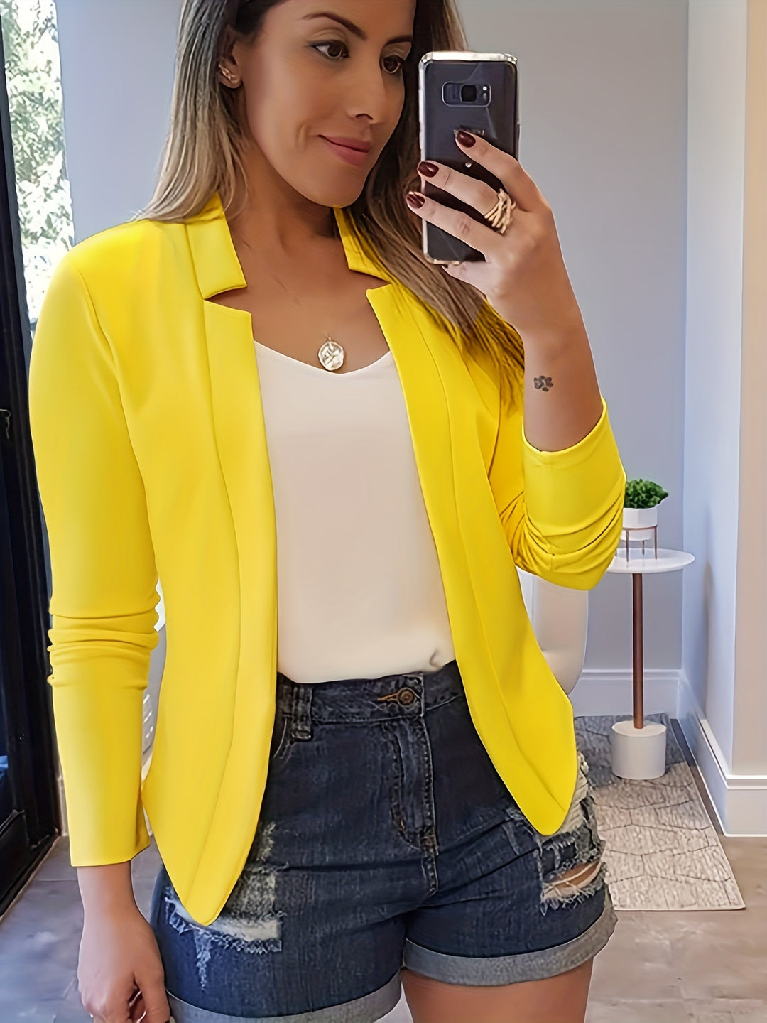 Yvonne | Open-Front Longline Jacket