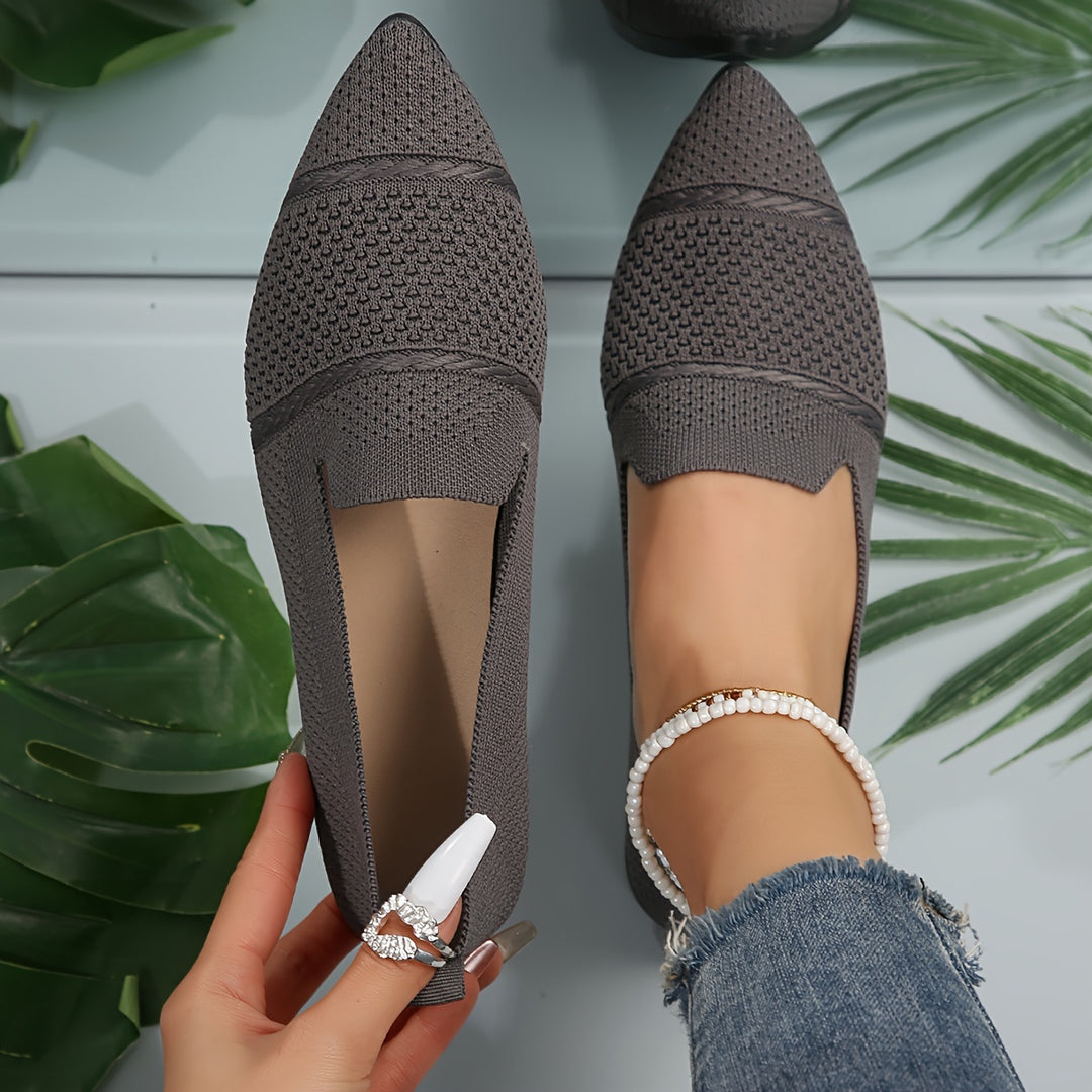 Delia | Pointed Comfort Flats