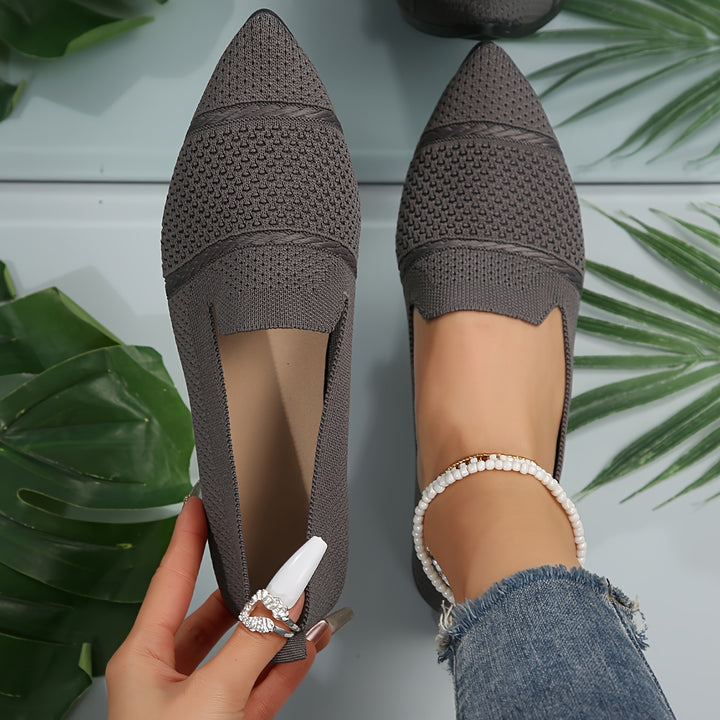 Delia | Pointed Comfort Flats
