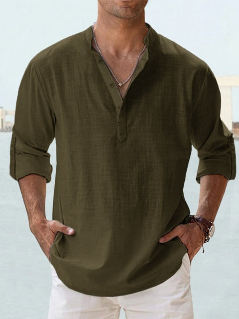 Julian | Relaxed Henley Shirt