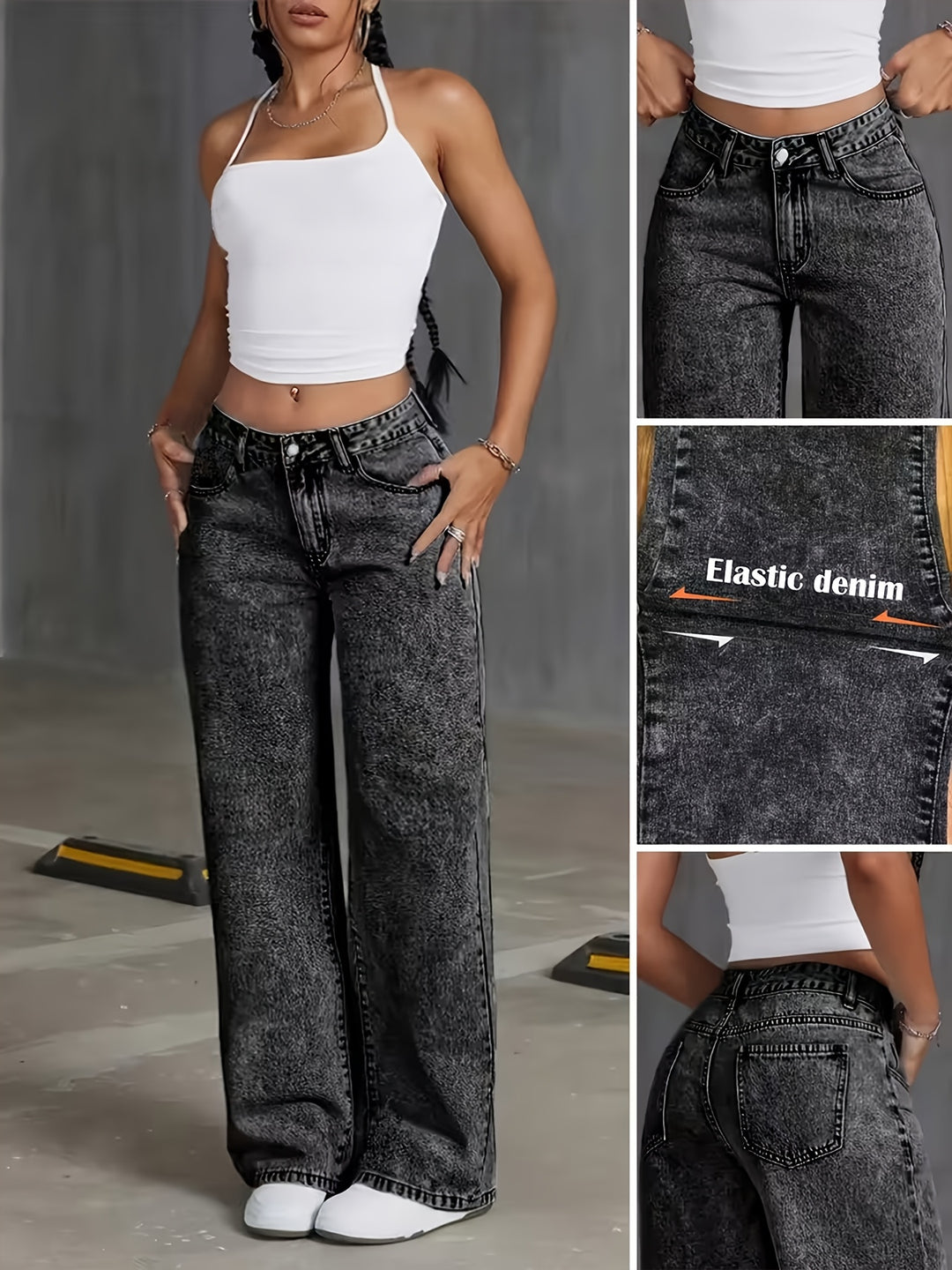 Willow | High-Waisted Wide-Leg Jeans