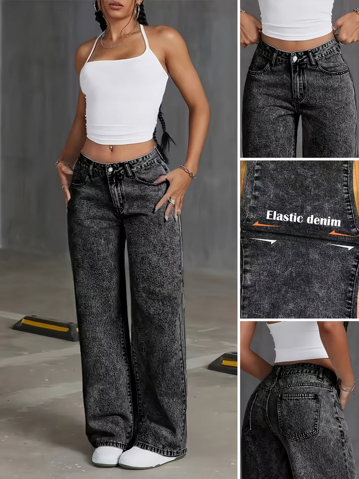 Willow | High-Waisted Wide-Leg Jeans