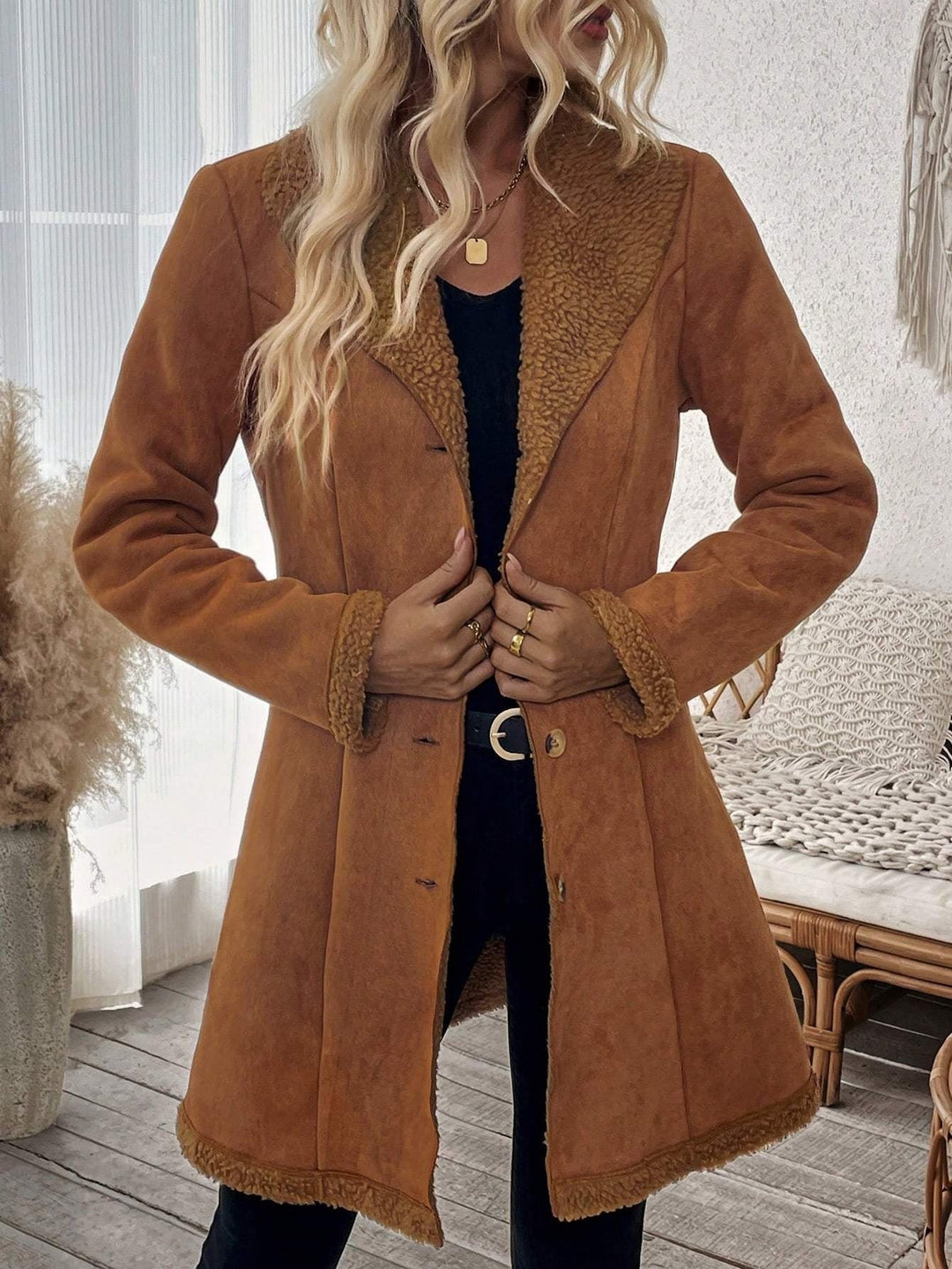 Barbara | Cozy Button-Front Winter Coat