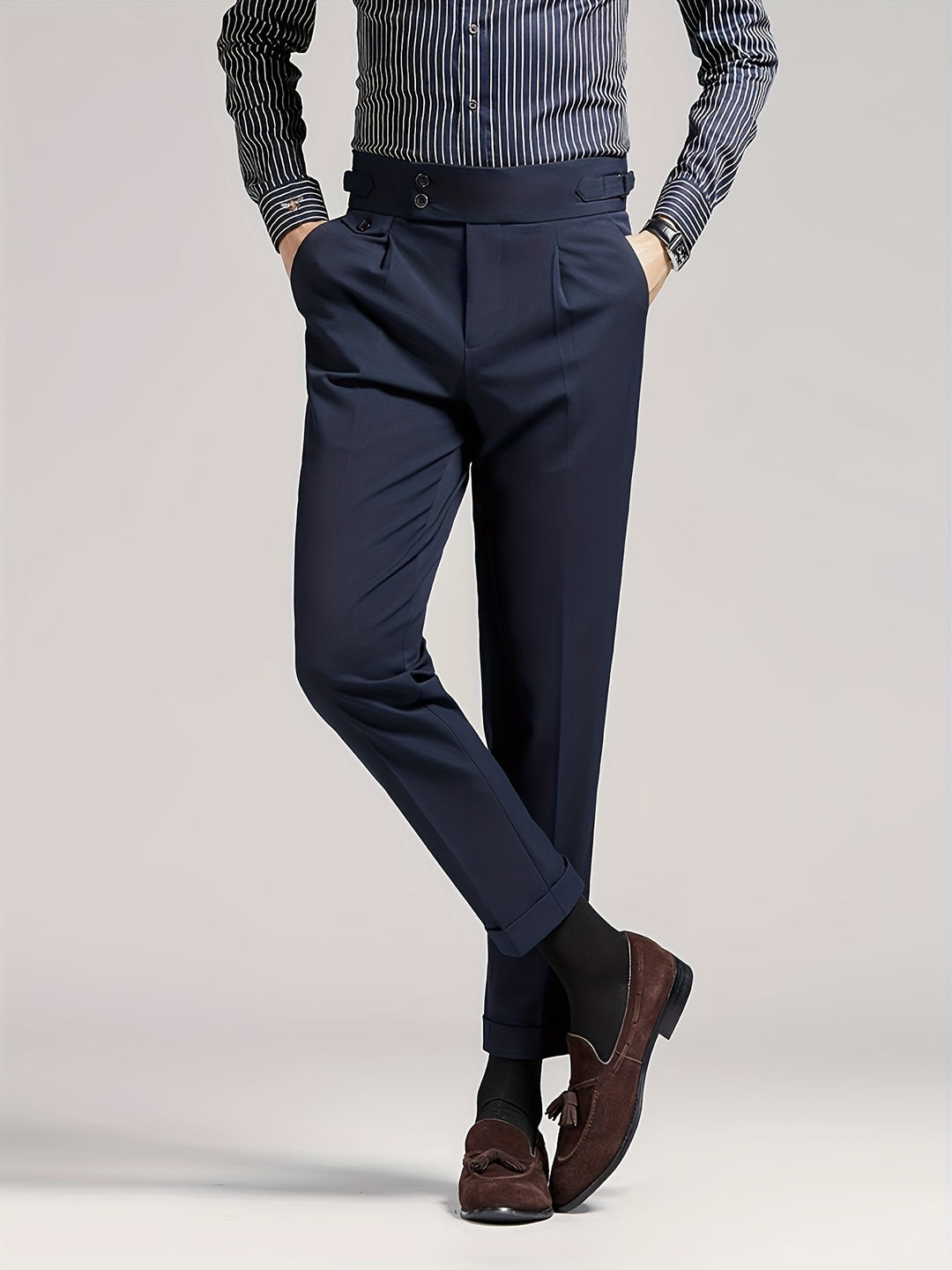 Ellis | Tailored Single-Pleat Trousers