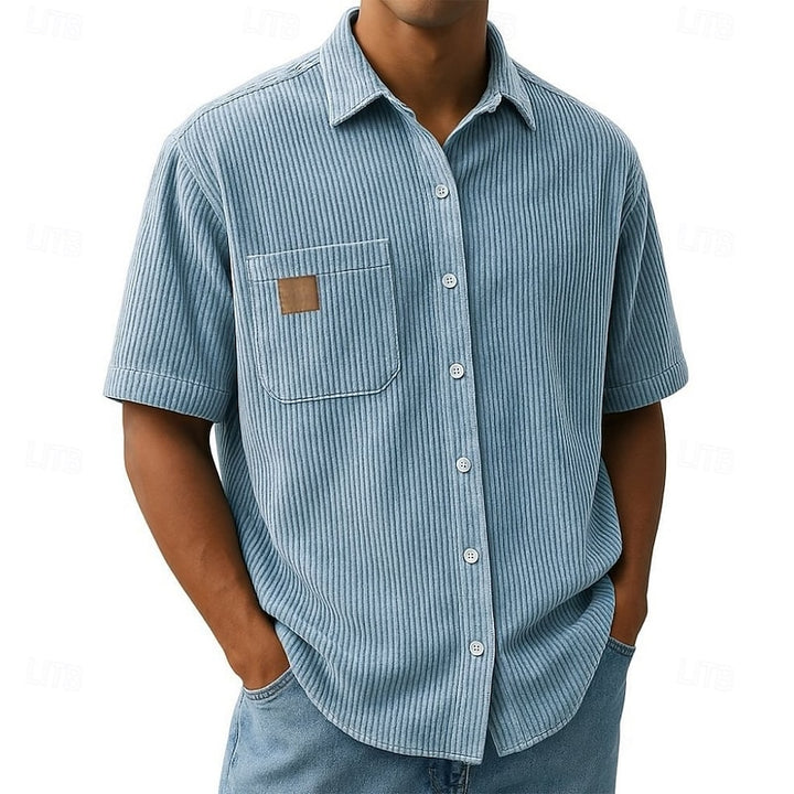 Rhys | Textured Short-Sleeve Shirt