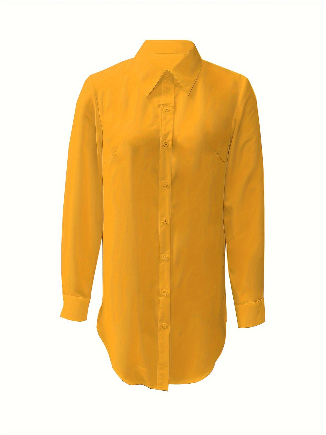 Juliana | Refined Long-Sleeve Button-Front Blouse