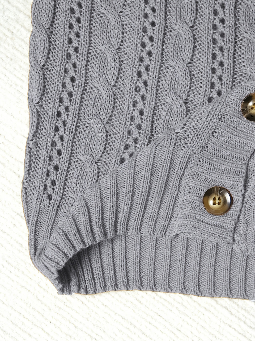 Rosalind | Classic Cable-Knit Cardigan
