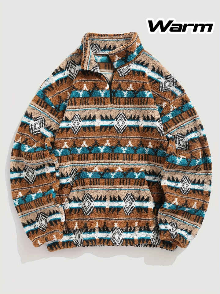 Cormac | Southwestern Quarter-Zip Pullover
