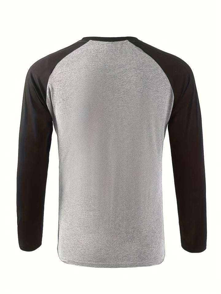 Roman | Two-Tone Raglan Long Sleeve Top