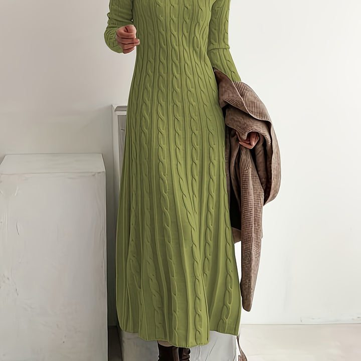 Gemma | Textured Knit Maxi Dress