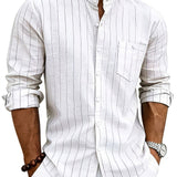 Callum | Refined Striped Button-Up Shirt