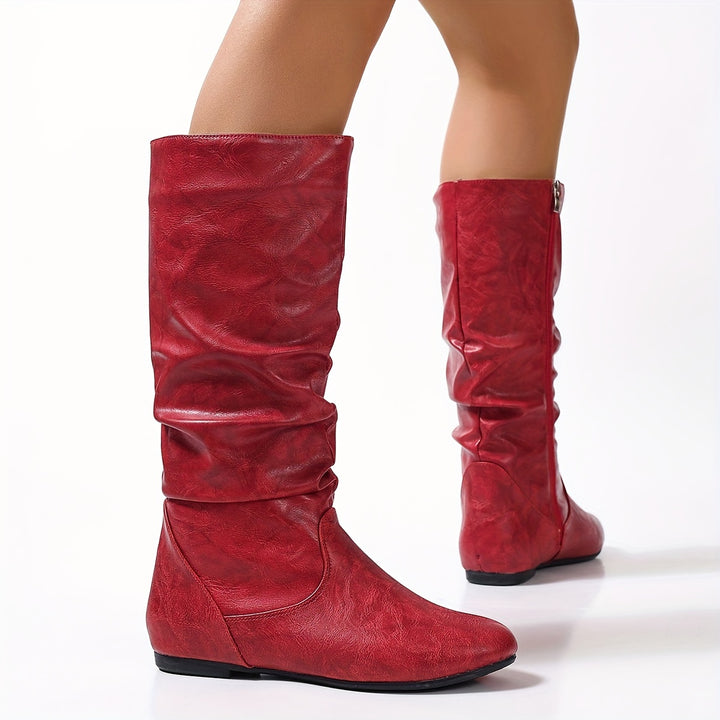 Bernadette | Slouchy Mid-Calf Boots