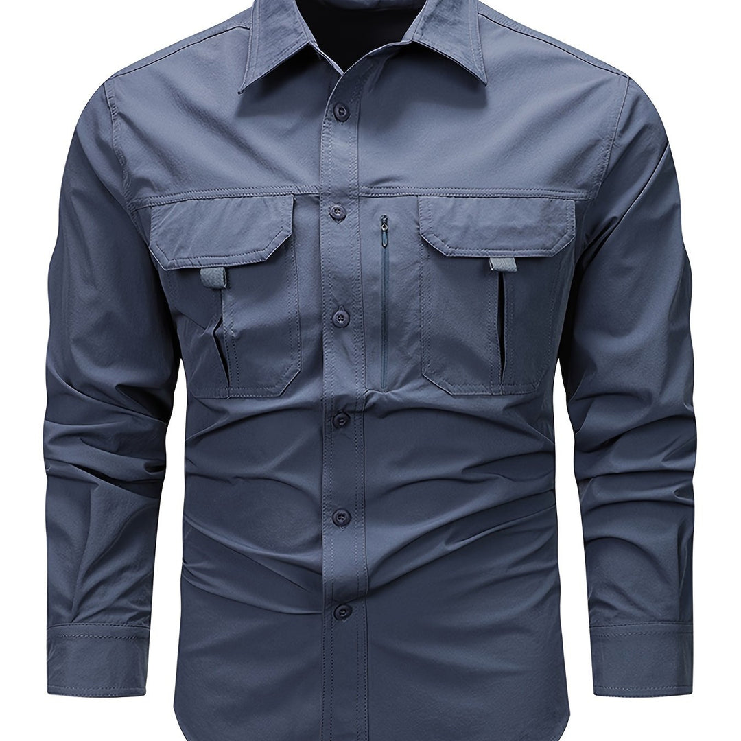 Damon | Rugged Multi-Pocket Utility Shirt