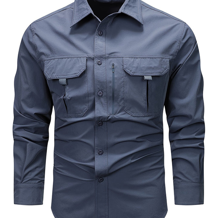Damon | Rugged Multi-Pocket Utility Shirt