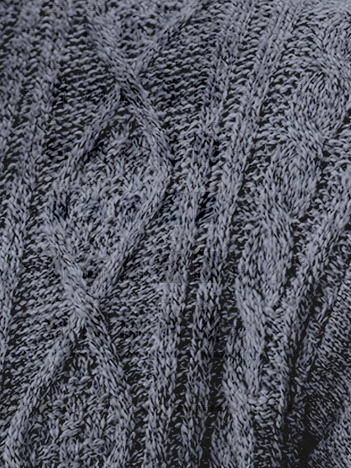 Malcolm | Textured Zip-Up Cardigan