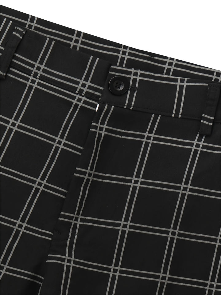 Percy | Refined Checked Trousers