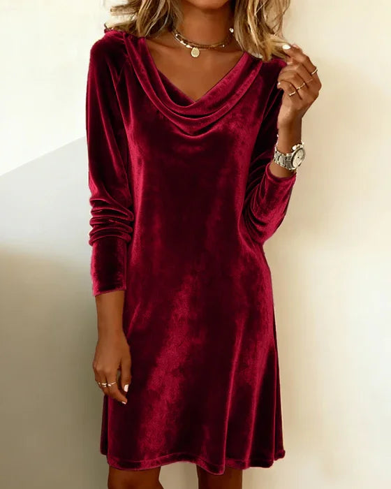 Elena | Elegant Draped Mini Dress