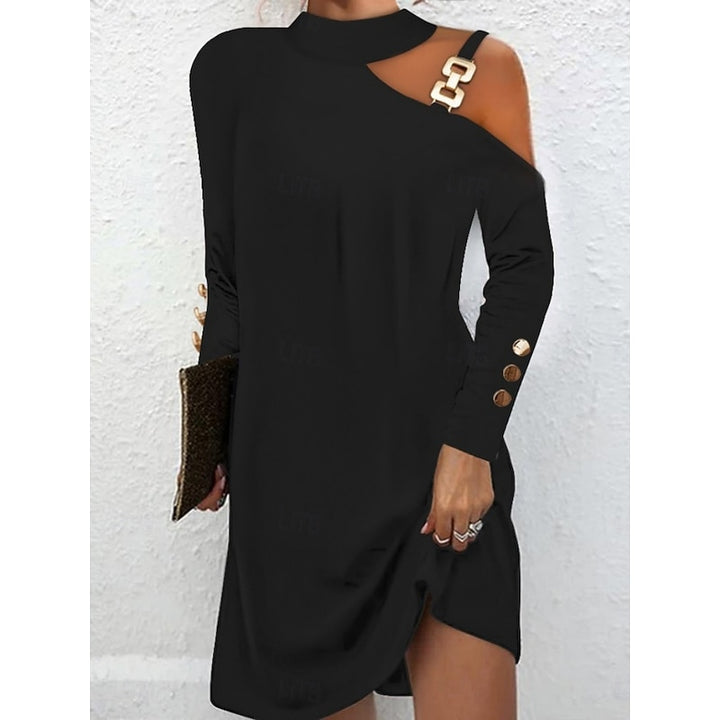 Sadie | Elegant Cut-Out Shoulder Dress