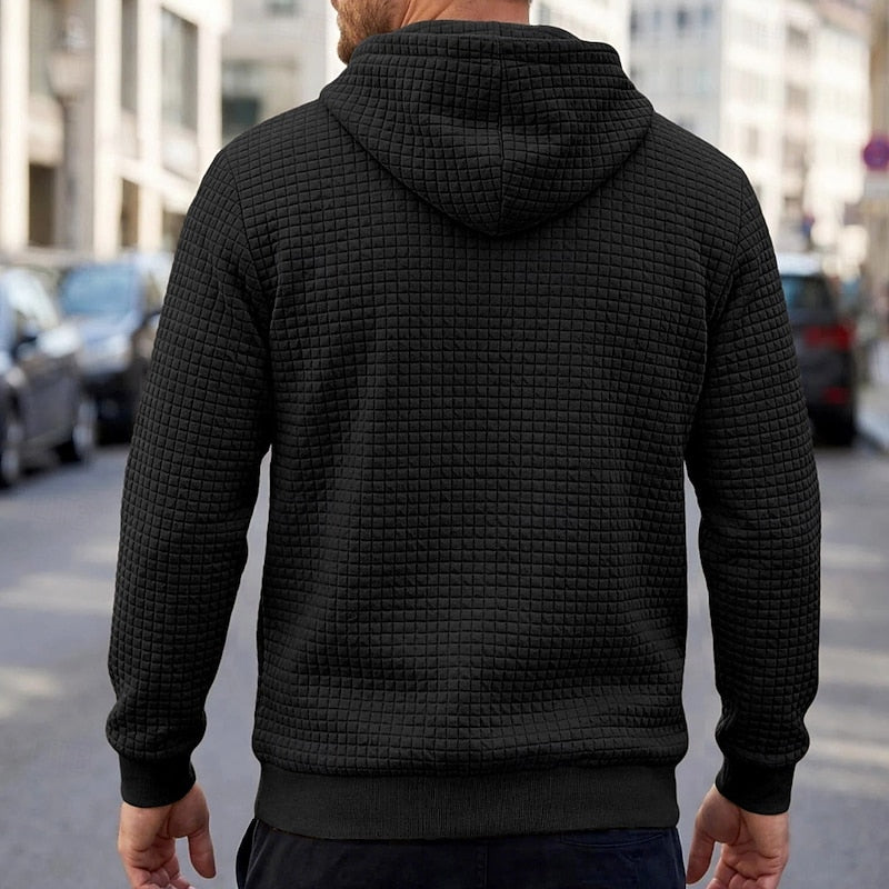 Colton | Textured Hooded Pullover