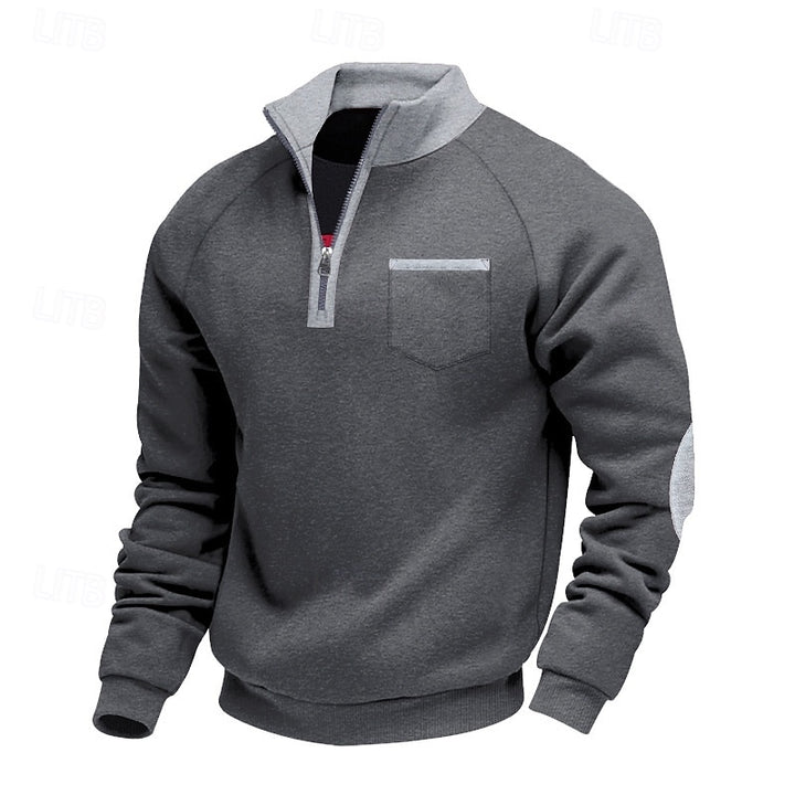 Bradley | Quarter-Zip Stand-Collar Sweatshirt