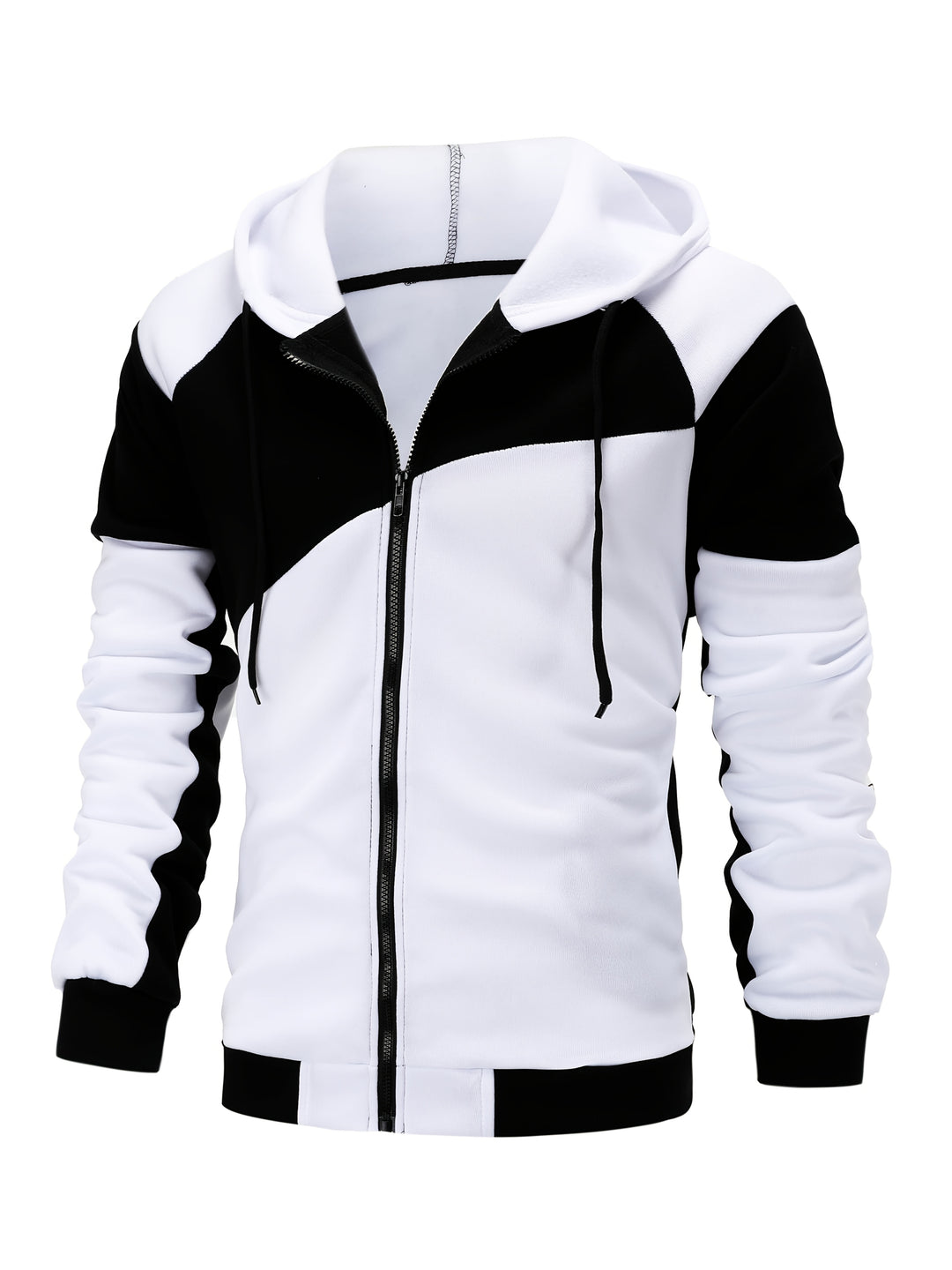 Carter | Color Block Zip-Up Hooded Jacket