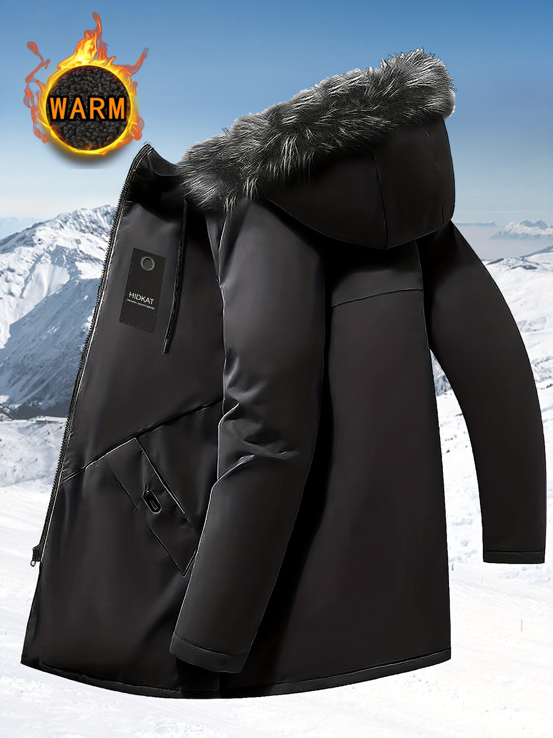 Elias | Hooded Mid-Length Winter Parka