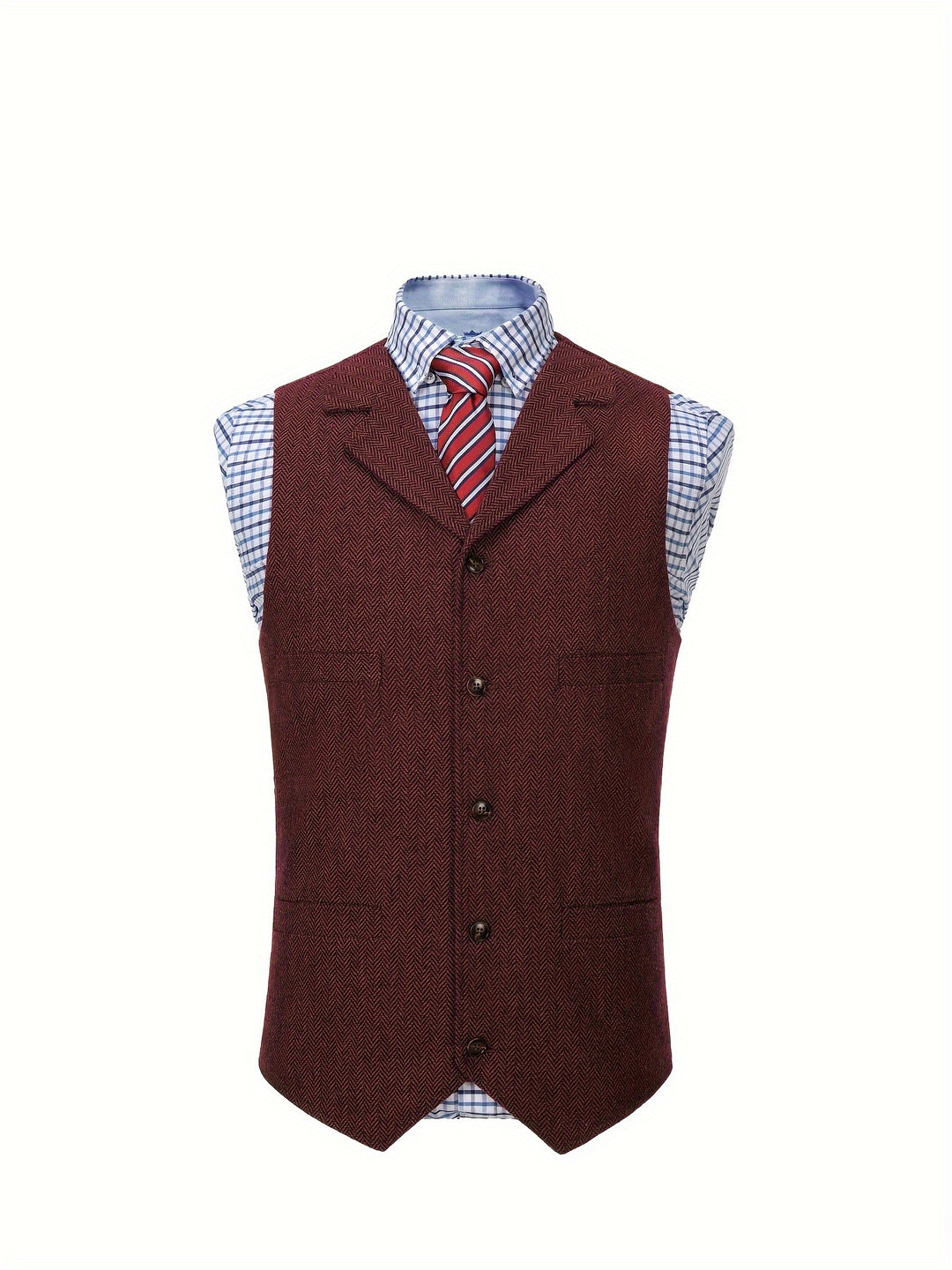 Waylon | Heritage Herringbone Vest
