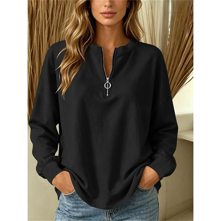 Bonnie | Quarter-Zip Long Sleeve Top