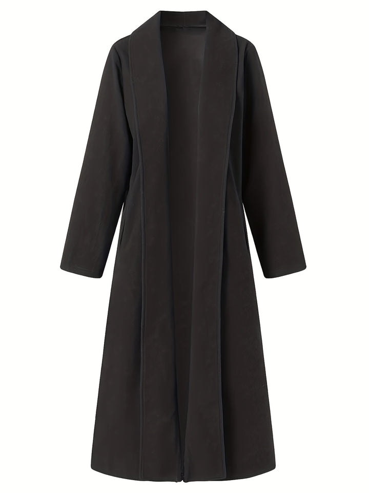 Tabitha | Floor-Length Draped Coat