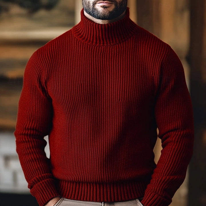 Oscar | Ribbed Turtleneck Sweater