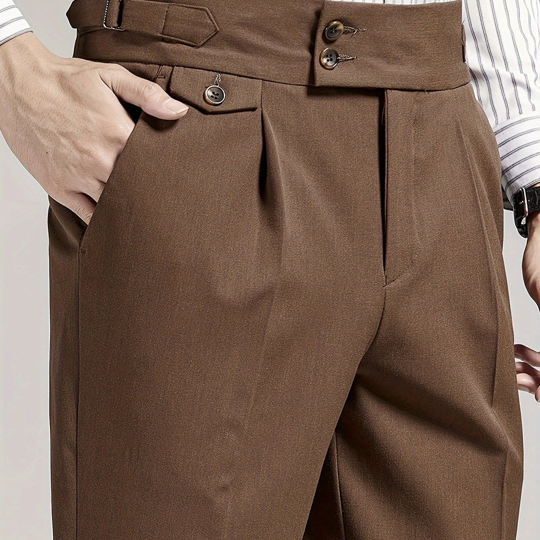 Ellis | Tailored Single-Pleat Trousers