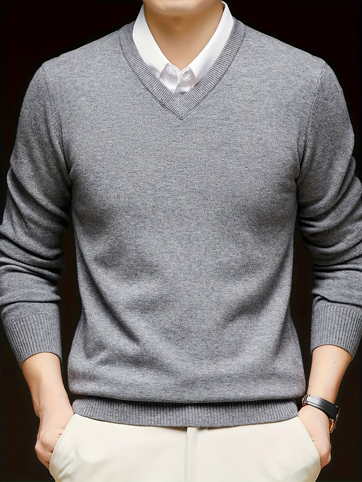 Alexander | Refined V-Neck Sweater