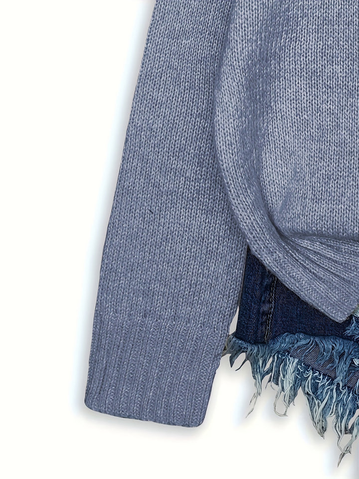 Rosalie | Cat Print Relaxed Sweater