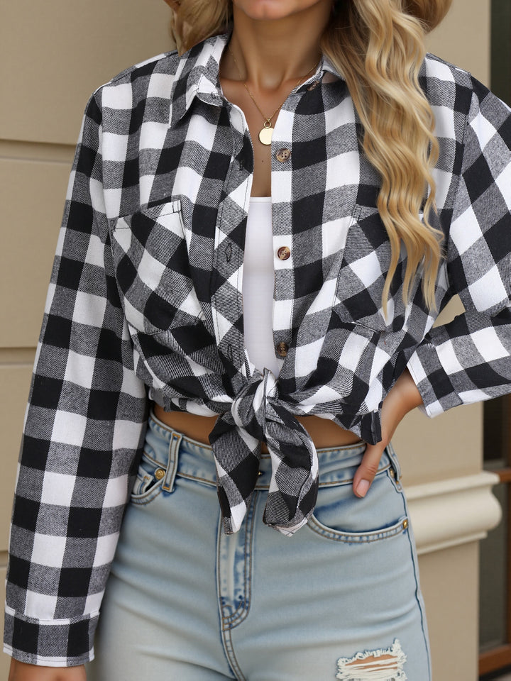 Autumn | Relaxed Checked Button-Up Shirt