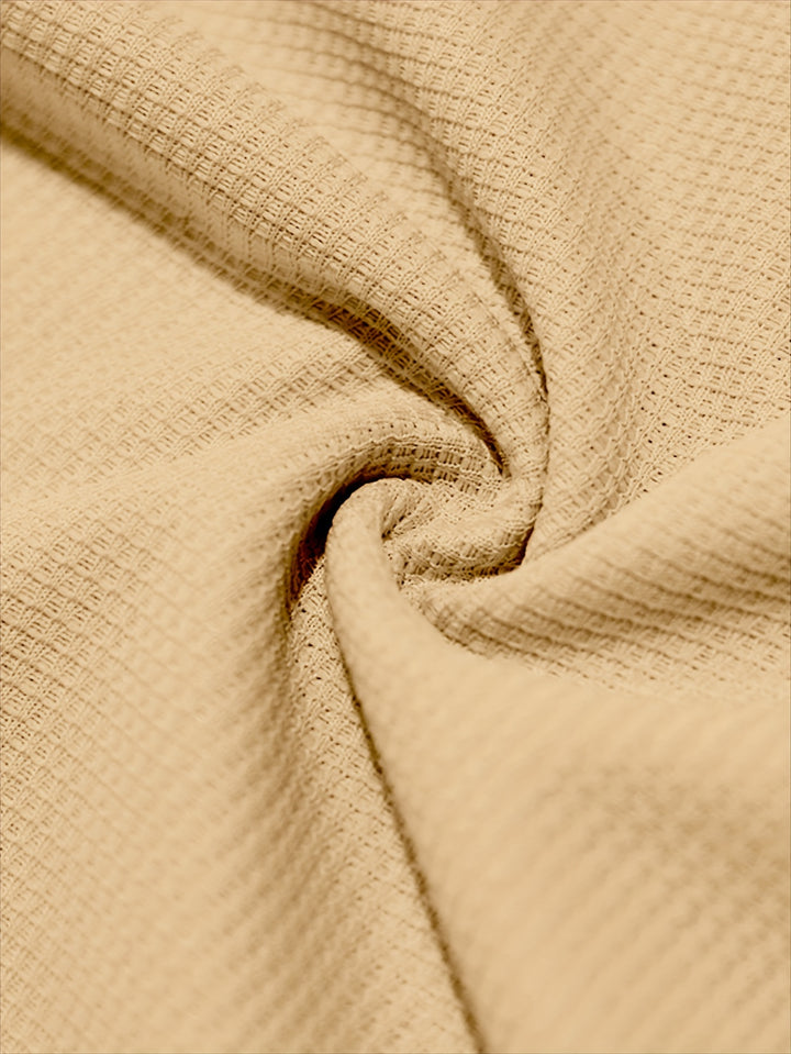 Jonah | Textured Long-Sleeve Henley Shirt
