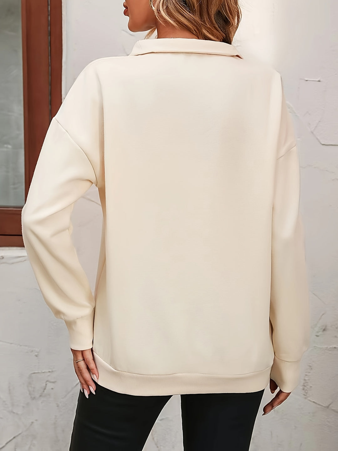 Briony | Relaxed Half-Zip Sweatshirt