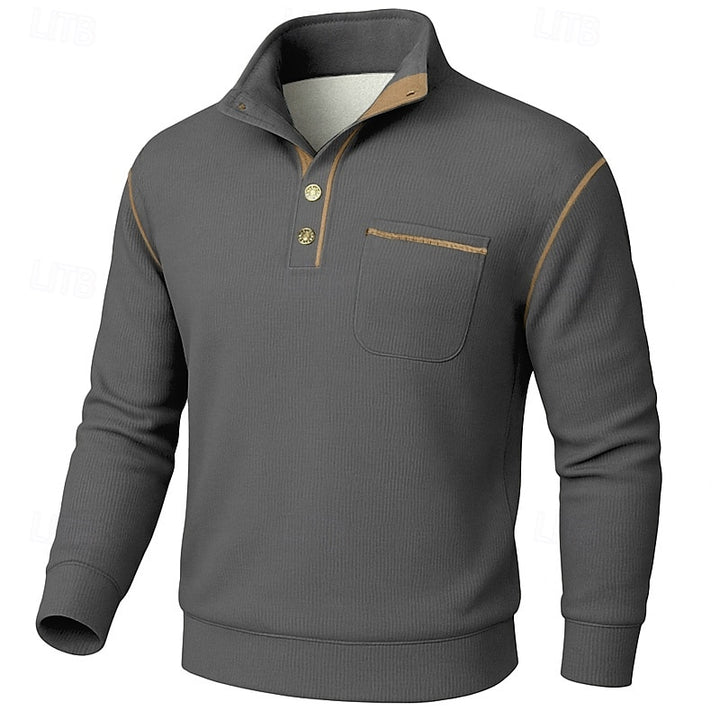 Russell | Refined Button-Up Pullover