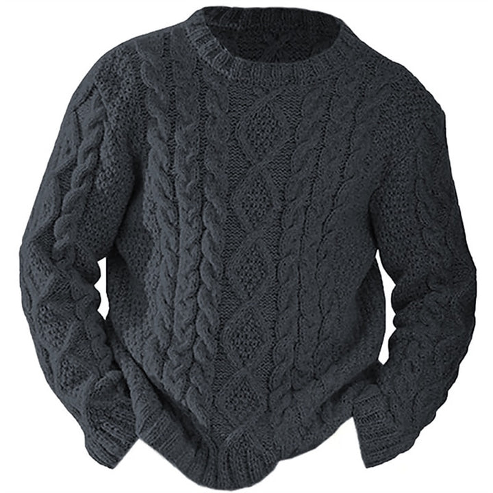 Wallace | Cable-Knit Crew Neck Sweater
