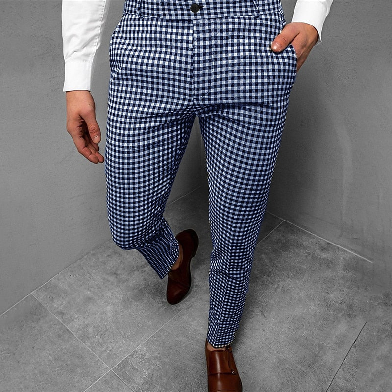 Harlan | Tailored Check Trousers