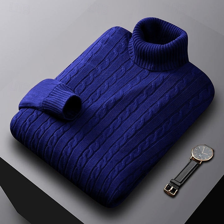 Callan | Cable-Knit Turtleneck Sweater
